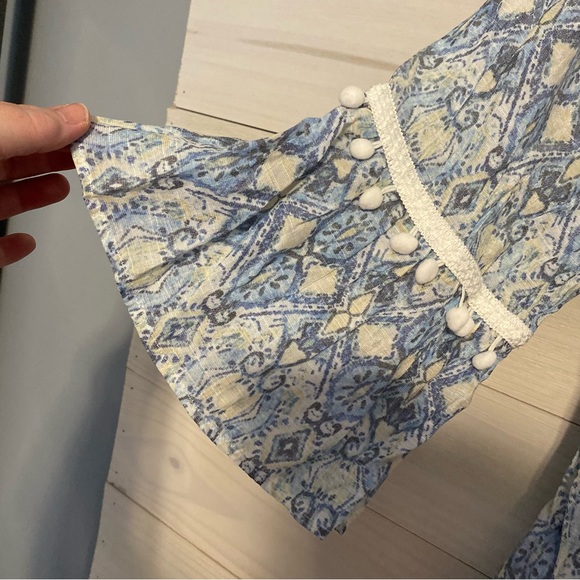 I.N. STUDIO plus size flowy blouse sz 1X - Picture 2 of 5